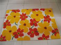 機織印花時尚塊毯