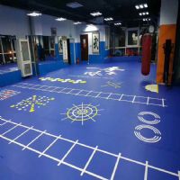 健身房地膠的施工工藝 健身房功能地膠